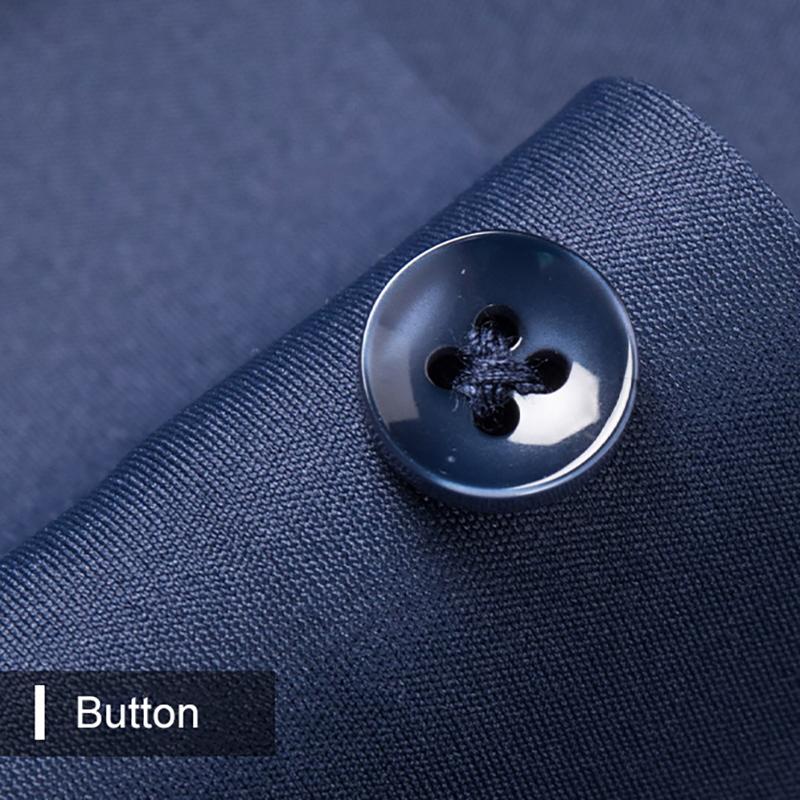 Long Sleeve Men Shirt Solid Color Business Casual Gentleman Shirts