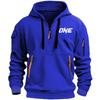 New Models Autumn Winter Men's Leisure Sports Multi-zip Arm Pocket Hoodie Jumper Hoodie Sports and Leisure Jacket