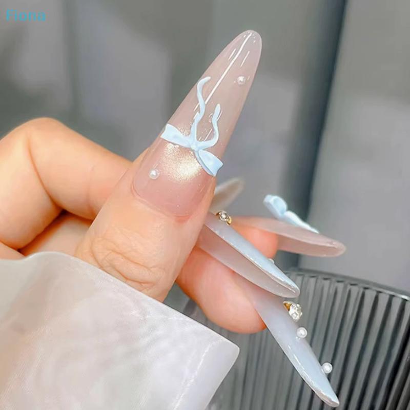 3D Bow & Bunny Nail Art Silicone Mold Set, Cute Rabbit Nail Carving Molds for DIY Manicure & Nail Decoration