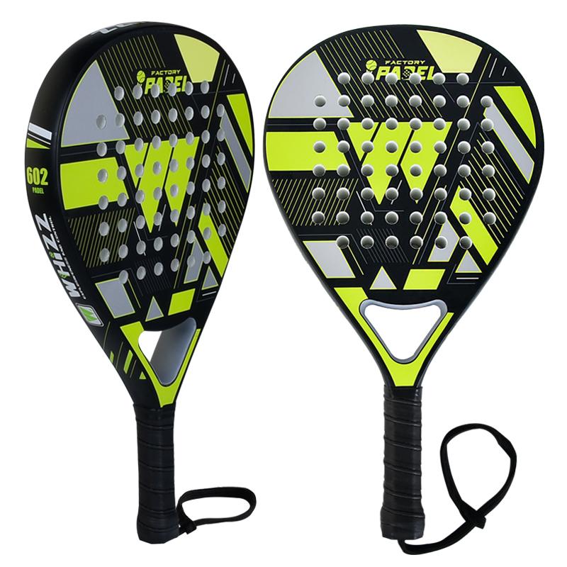 Customize Logo Professional Best Quality Carbon Fiber Tennis Paddle Rackets зелёный