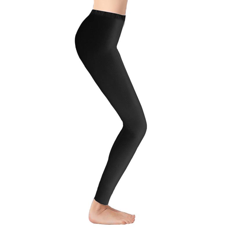 Leggings da Donna Ultra-Sottili in Modal - Miscela di Cotone e Seta di Ghiaccio, Taglie Forti, Abbigliamento Autunnale ed Estivo