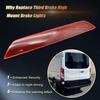 FZJDSD Third 3rd Brake Tail Light Center High Mount Stop Light LED Compatible with Ford Transit 150 Transit 250 Transit 350 2015 2016 2017 2018 2019