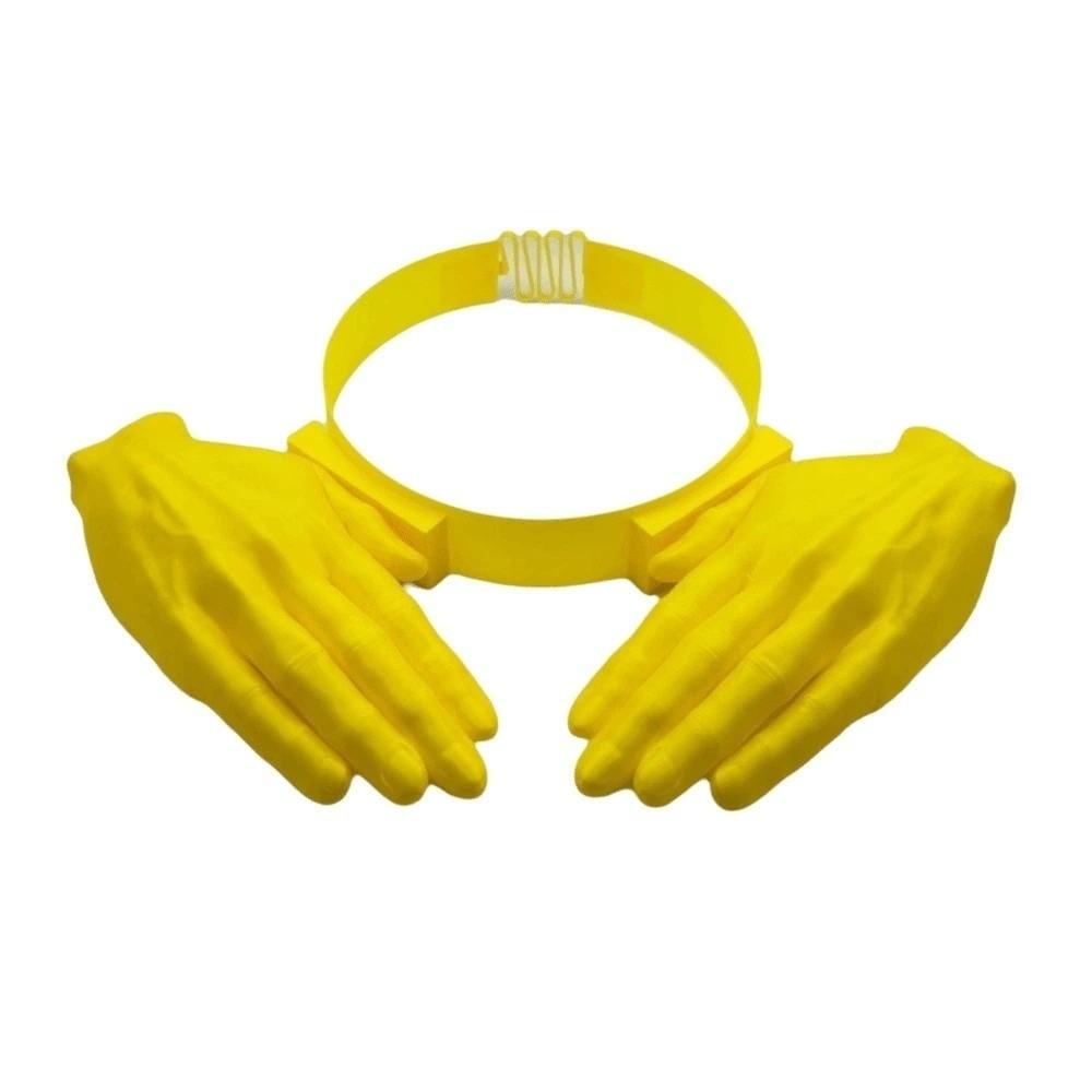 Hair Hoop Palm Sun Visor Headband Detachable Sun Protection Quirky Hairband Beach