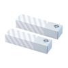 Amazing Odor-proof Bag Bos Striped Package Set of 2/white M Size 90 Pieces for Processing Baby Diapers, Pet Poo, Food Waste, Sanitary Items, Etc.