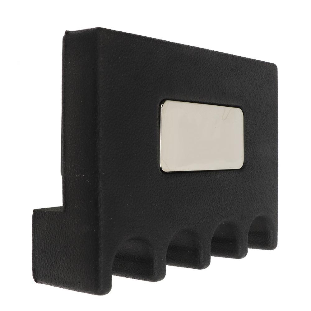 Billiard Accessories Black Pool Cue Holder 4 Holes Rubber Rest Cue Stick Holder Weighted Billiard Accessories Pool Table