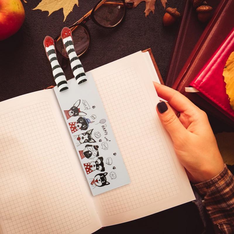 3D Witch Bookmark Legs ABS Wicked Witch Bookmarks Stationery Office School Supplies For Bookworms And Book Fans