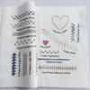 Embroidery Stitch Book Kit Portable Embroidery Stitch Book with A Complete Toolkit And Instructional Tutorial for Beginners Craft Lovers
