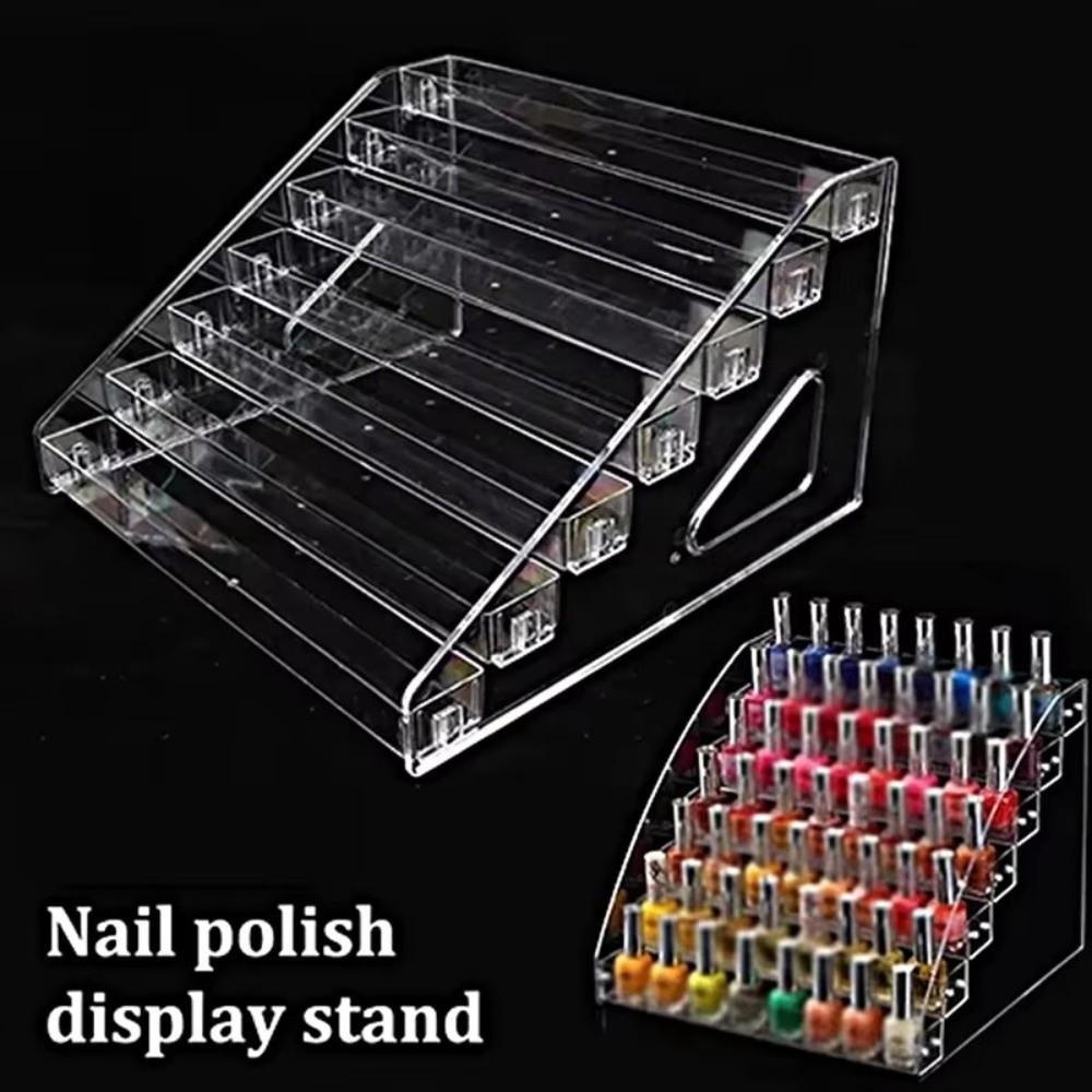 Transparent Acrylic Desktop Display Stand Transparent Nail Polish Display Stand  Cosmetic