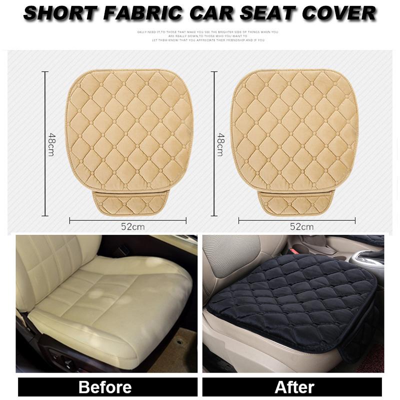 Winter Warm Car Seat Cover Driver Seat Cushion Non-Slip Vehicles Chair Pad Mat Car Seat Protector for Car Home Office 1PC