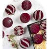 Decorative Christmas Balls Festive Ornaments Holiday Displays Decorative Tree Balls Set Accessory Vibrant Colors