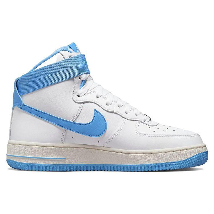 Nike Air Force 1 High White University Blue Women Sneakers Sail DX3805-100