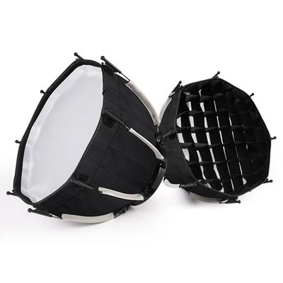 Softbox Octogonal Blando de 30 cm Montura Bowens Mini Liberación Rápida Rejilla de Panal Softbox Para Luz de Relleno Cob Zu60 O M60 Estudio