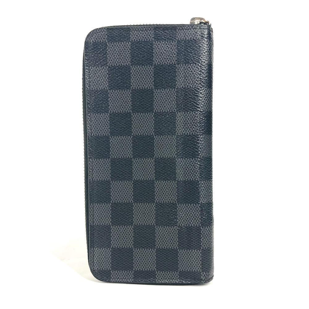 Louis Vuitton N61653 Damier Graphite Portefeuille Vasco Zip Around Long Wallet