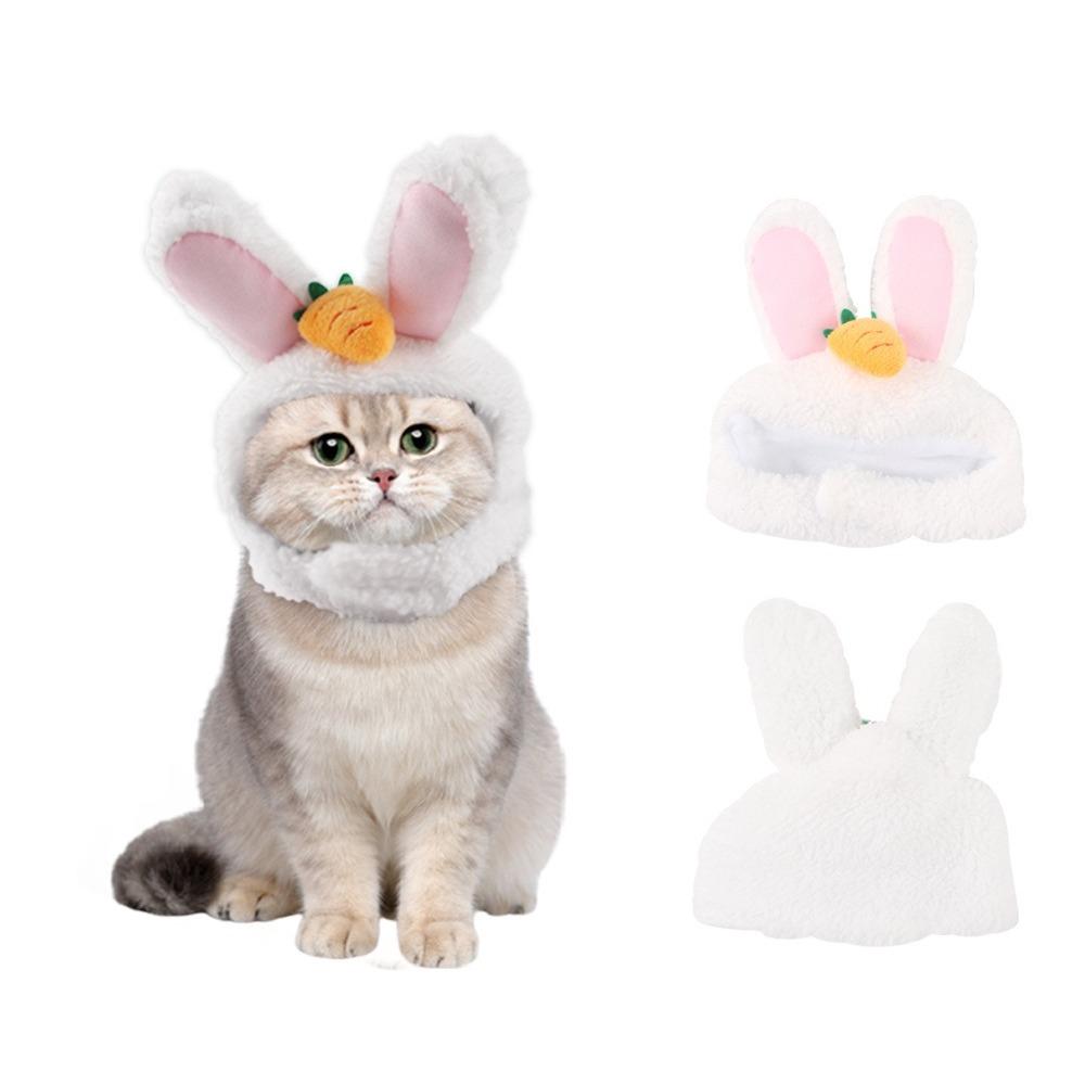 New cute pet accessories rabbit hat, dog cat pet headgear pet headgear hat