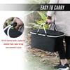 Foldable Picnic Food Bag 30L Thermal Insulated Bag Trunk Storage Box Insulation Storage Basket  Car