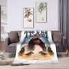 The Twilight Saga Jacob Wolf Pack Girls Muscle Blanket Fleece Portable Warm Throw Blanket for Sofa Outdoor Plush Thin Quilt
