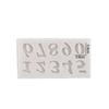 Creative Silicone Number Alphabet Cake Mold Diy Fondant Cake Making Mold for Chocolate Sugar Soap