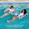 Inflatable Pool Floats for Adult Heavy Duty Pool Lounge Chairs Tropical Plants Pattern Water Floating Hammock for Summer Pool Beach Lake