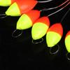 240Pcs (40 Packs)/Lot Oval Fishing Float Seven Star Bobber Beans Rig Making Floating Beans Mix Beads Carp Fishing