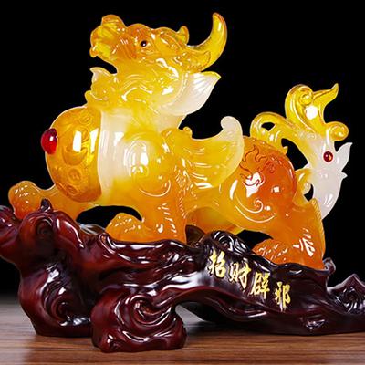 Glücksbringende Pixiu Pi Yao Ornamente, Wohnzimmerdeko, Feng Shui Heimdekoration, Kunsthandwerk Statuen Skulpturen, Kunsthandwerk Figuren Geschenk