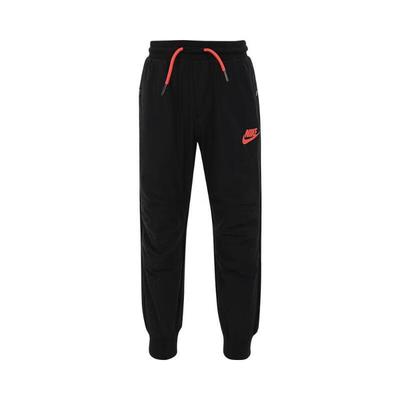 Knitted Sports Pants With Drawstring And Lettering Comfort Kids Bottoms Black IB8211-010