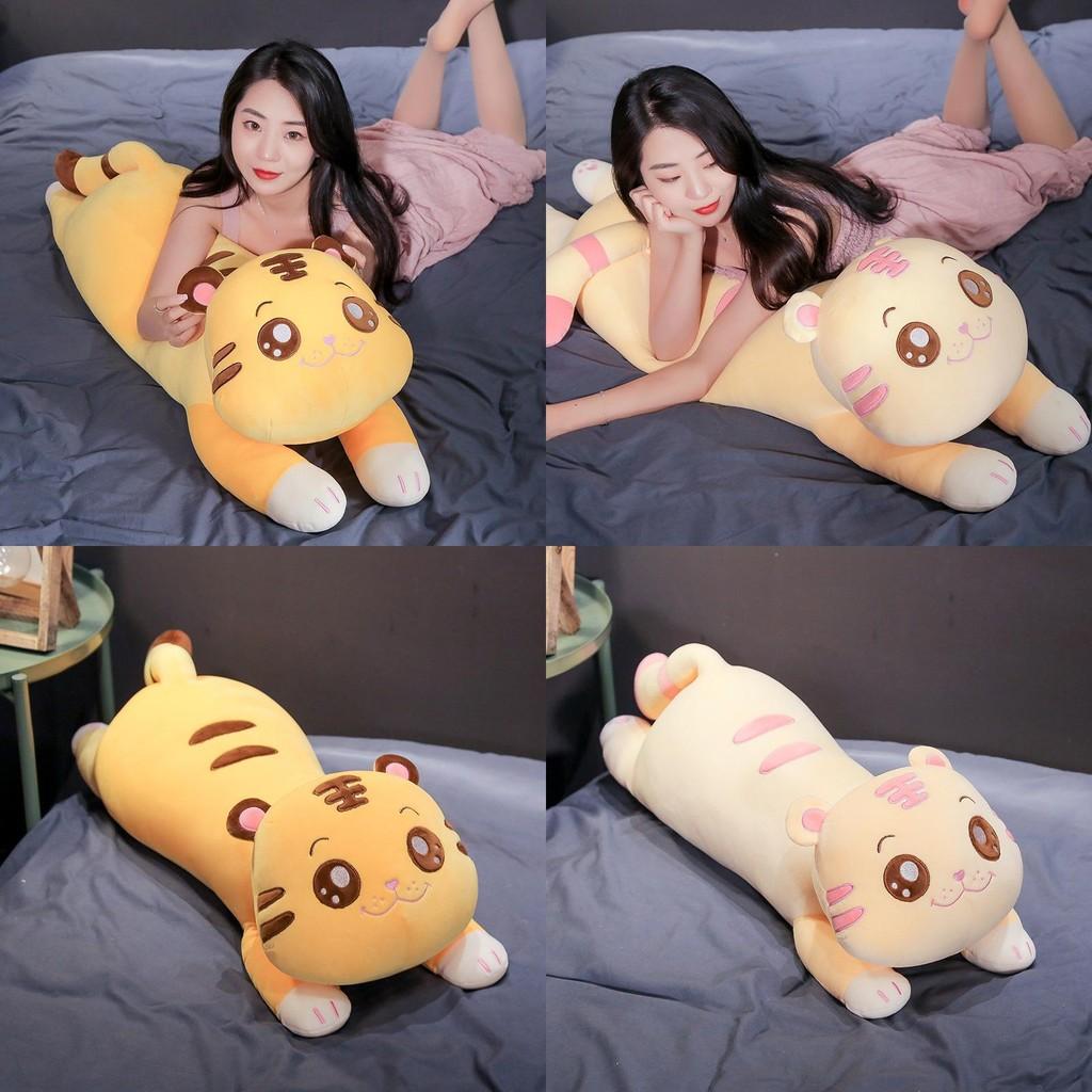 Tiger Large Cute Plush Toy Zodiac Bed Sleeping With Doll Birthday Girl Gift