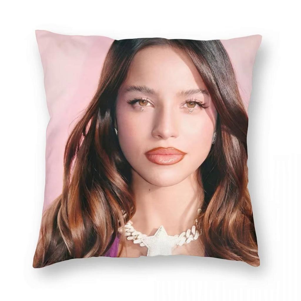 Emilia Mernes MP3 Kissenbezug Doppelseitiger Druck Polyester Kissenbezug Dekor Kissenbezug für Sofakissen Zuhause Quadratisch 45*45cm