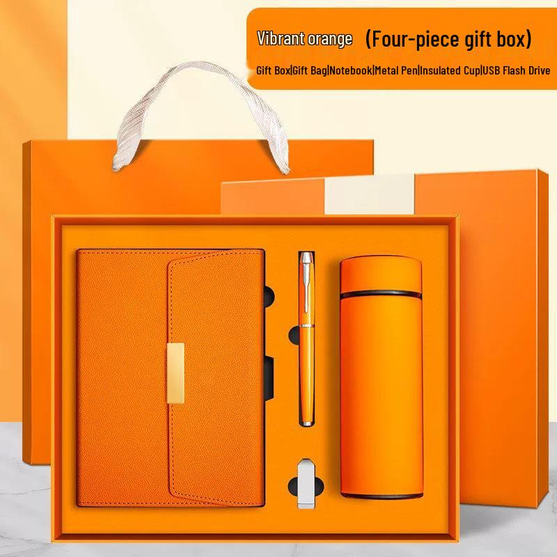 Customizable A5 Notebook Gift Set with Logo Printing - Corporate Business Souvenir