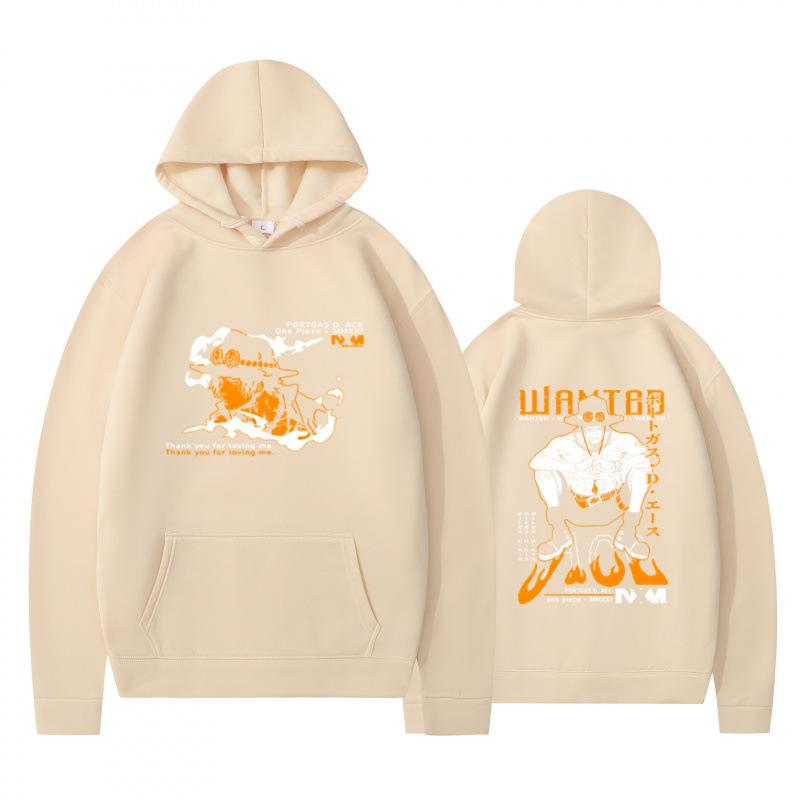 Autumn Winter Fashion Casual Hoodie Cartoon Anime Character Double Sided Printed Men's Loose Comfortable Sports Hoodie
