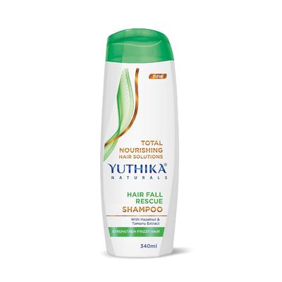 Yuthika Hair Fall Rescue Shampoo 340ml for Women & Men | Strengthens Fragile Hair, Reduces Breakage & Boosts Volume