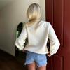 Oversized Sweatshirt Long Sleeve Crewneck Graphic Tees