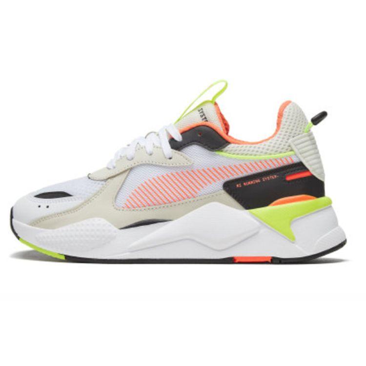 Puma Rsxhd2 Low Top Casual Sneakers Whiteorange Synthetic Leather Unisex 37207601 EU 35.5