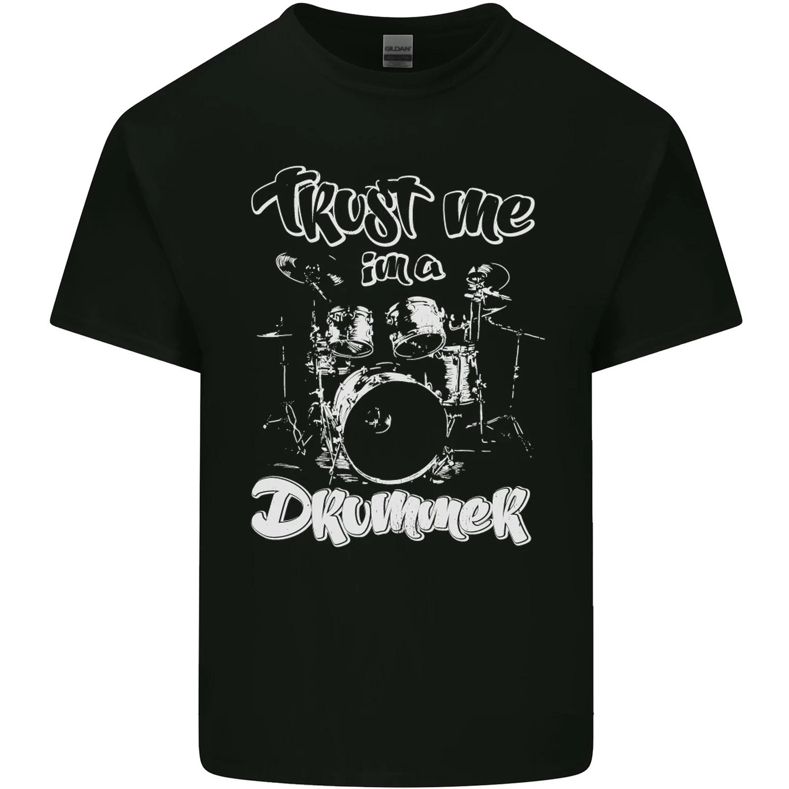 Trust Me Im a Drummer Funny Drumming Drum Kids T-Shirt Childrens S
