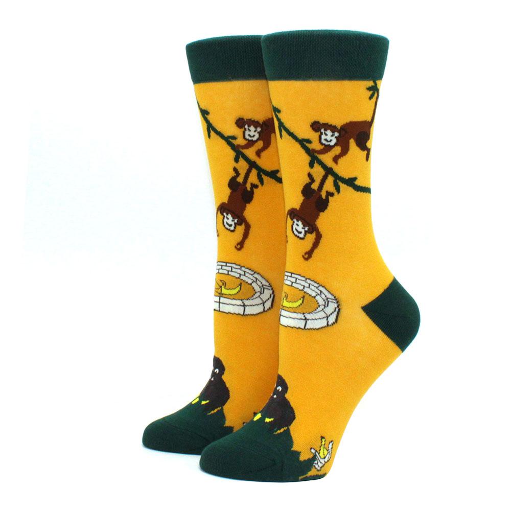 Damskie Wesołe Śmieszne Skarpetki z Nadrukiem Owoców Jedzenia Sztuka Urocze Zimowe Skarpetki z Awokado Sushi Jedzenie Bawełniane Modne Skarpetki Harajuku