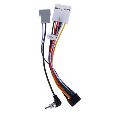 Univerzální zásuvka kabelového svazku Konektor adaptéru autorádia Zástrčka pro Nissan Qashqai Tiida Tiida Liwei