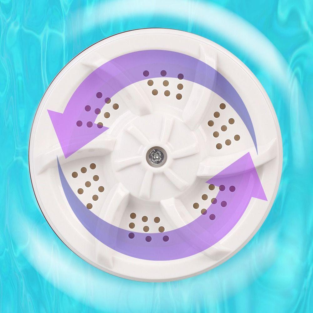 USB Portable Ultrasonic Washing Machine with Blue Light Automatic Cycle Cleaning Tools  Underwear