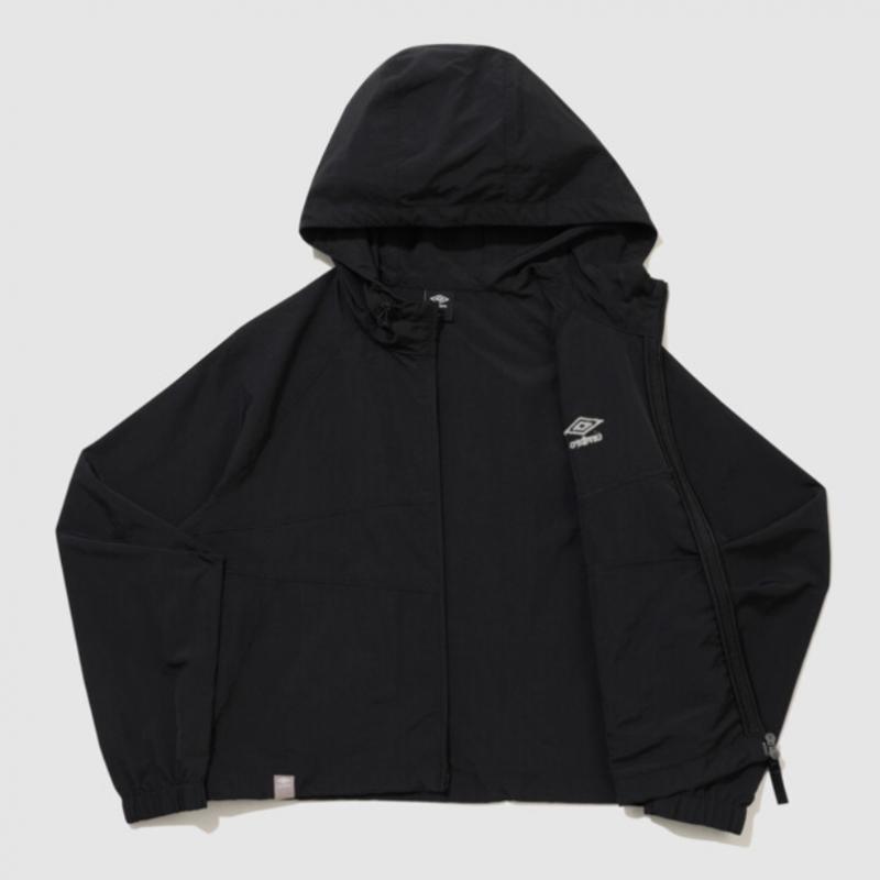 Umbro Classic Womens Windbreaker Jacket Ur122cjk32 Blk