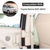 Auto Sicherheits Türgriffabdeckung Passend für Toyot@ Sienna 2021-2023 Auto Innen Türverkleidung Ziehgriff Zierleiste Abdeckung Hülse Schutz Türgriff Armlehnenabdeckung