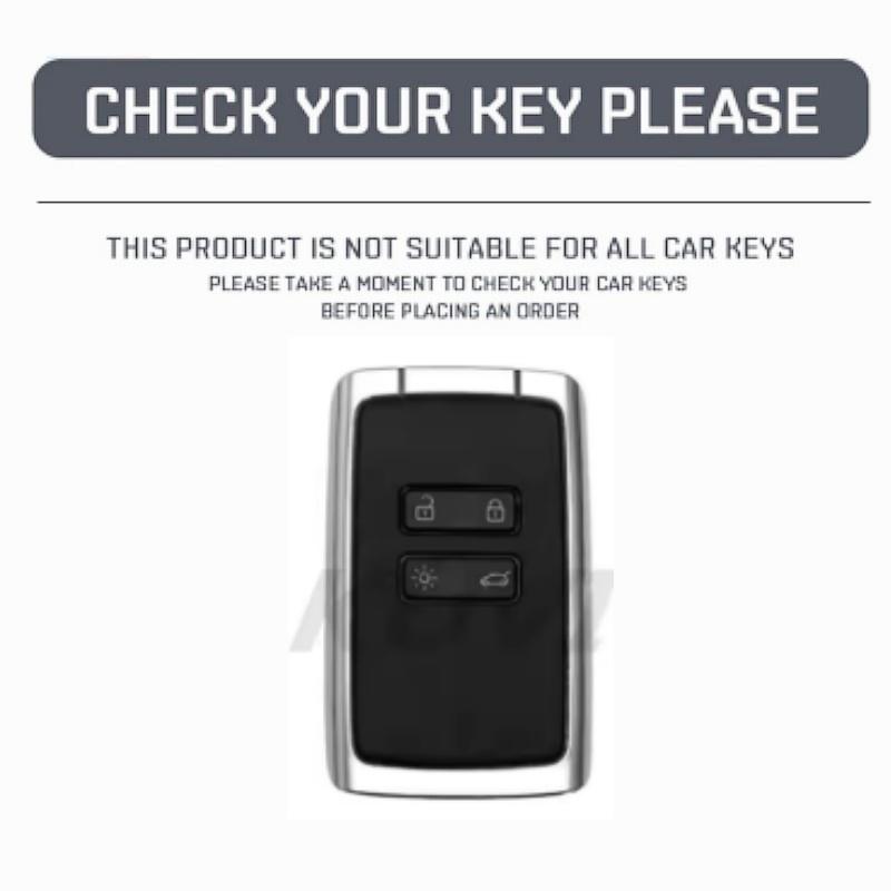 NY TPU Bilnøkkelveske Full Dekning For Renault Koleos Kadjar Megane Talisman Captur Espace Clio 2016-2019 4 Knapper Tilbehør