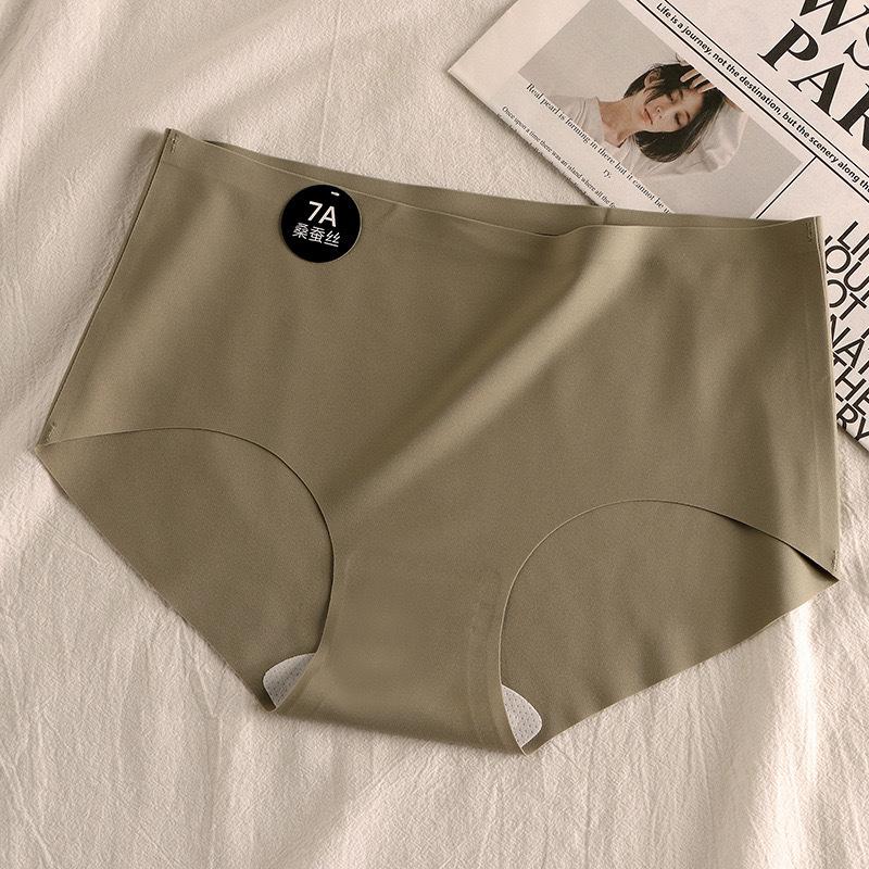 5-Piece Set of Women's Seamless Panties In Solid Colors for Everyday Wear