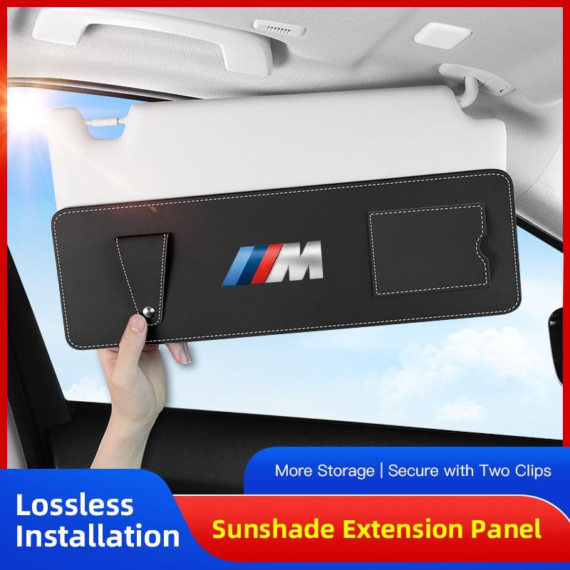 For BMW  LCV62026New Napa Leather Car Sunshade  Holder Valve Cap Decoration For BMW X1 X2 X3 X5 X4 X6 X7 iX3 F20 F10 F07 E70 E46 E90 E92 E60