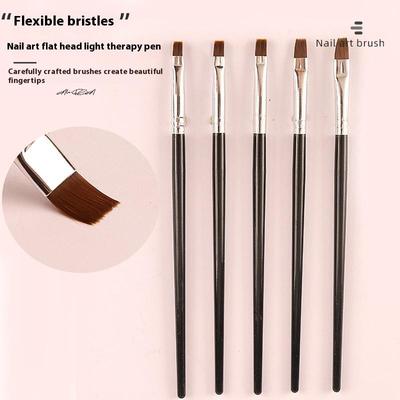 5 Pièces Stylos Pinceaux Résine Dentaire Poils en Nylon pour Remodelage de Dents en Porcelaine Dentisterie Outils de Peinture Adhésifs Ciment Composite DIY