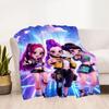 1pc K-Pop Demon Hunters Blanket Comfortable Soft Lightweight Multi Seasonal Blanket Travel Camping Picnics Sofa Office bedroom Perfect Gift Friends