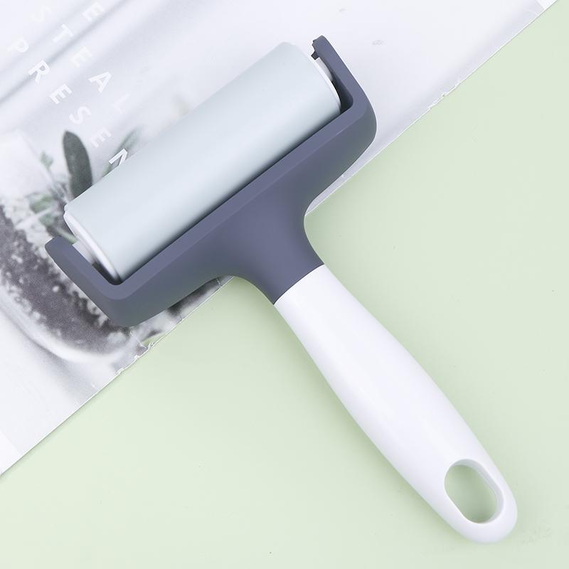 1Set Rubber Brayer Roller+Tweezers For Embroidery Pressing/Weeding Works With Fabric Vinyl Iron-On & Inking Blocks
