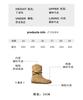 Korean version frosted cowhide soft soled pleated short boots for women's Maillard with skirt  sleeve stacking boots