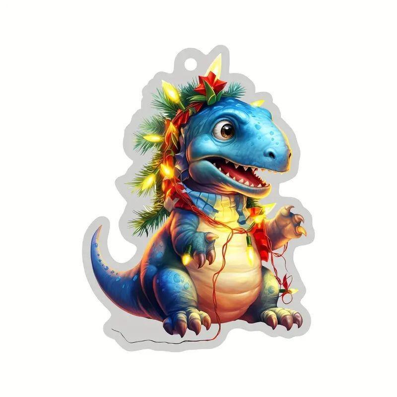 

Причудливые акриловые подвесные украшения для рождественской елки для автомобилей и для праздничного настроения 1