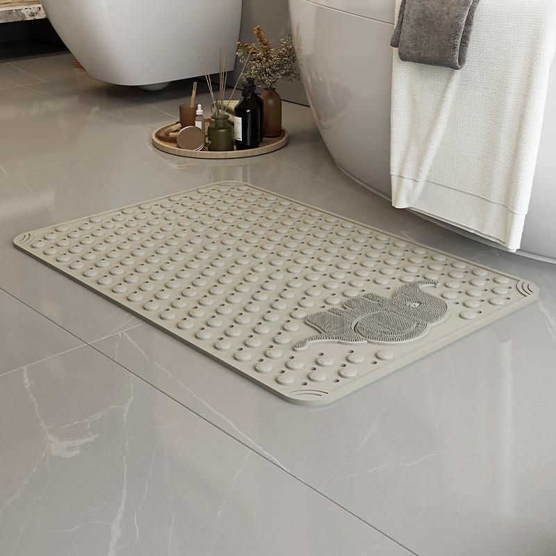 Bathroom Slip-resistant Mat Shower House Kids Fall Proof Mat Bathroom Bath Mat Environmentally Friendly PVC Massage Mat