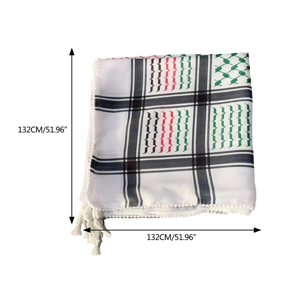 Multifunctional Checkered Scarf for Fashion Forward Individuals Perfect for Various Occasions Travel Outdoor Activities