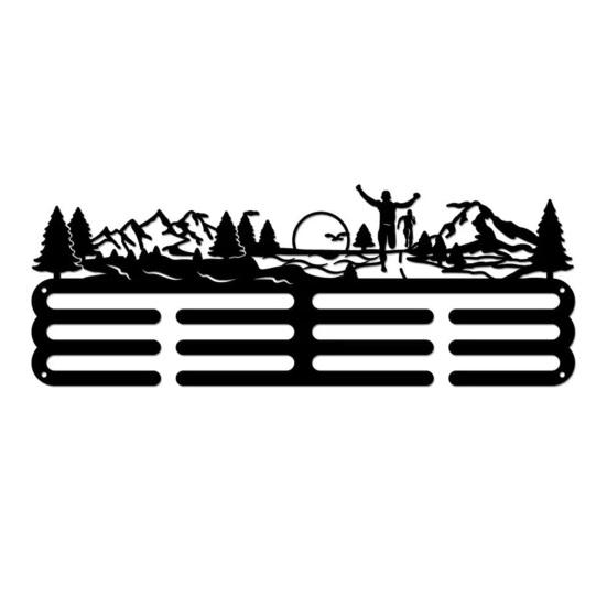 

Sports Medal Display Rack Heavy Duty Metal Wall Mount Award Holder Competition Race Medal Organizer Hanger Stand Decoration