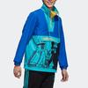 adidas Neo Men's Blue Cyan Cartoon Print Anorak Jacket FU3589